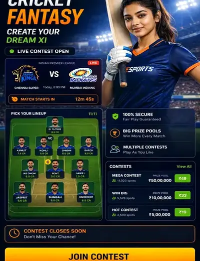 7slots (7 slots) fantasy cricket & matchday visual 3